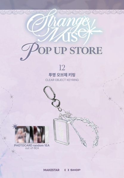 *PRE-ORDER* NMIXX - [Strange Muse] Pop-Up Clear Object Keyring