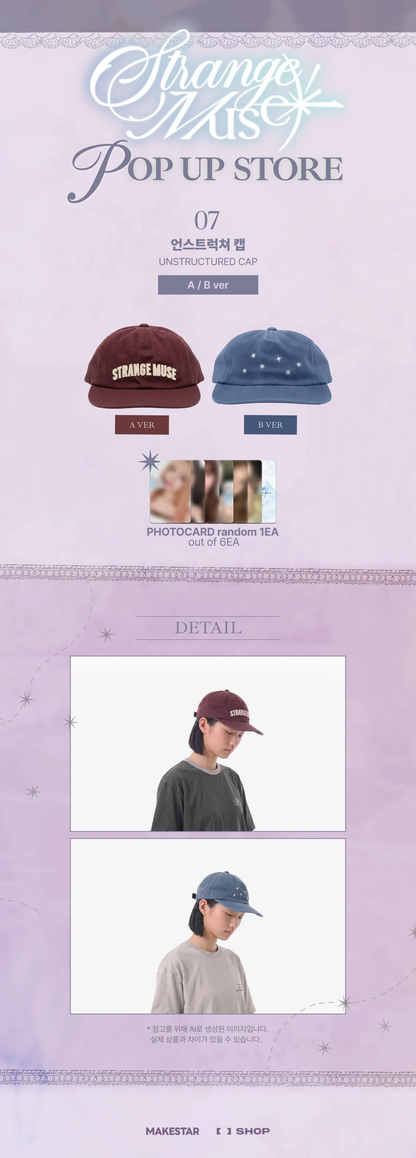 *PRE-ORDER* NMIXX - [Strange Muse] Pop-Up Unstructured Cap