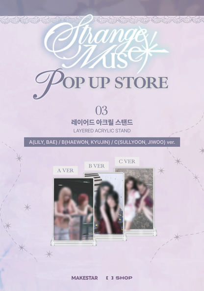 *PRE-ORDER* NMIXX - [Strange Muse] Pop-Up Layered Acrylic Stand