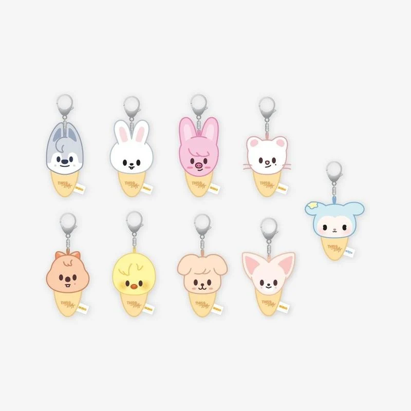 *PRE-ORDER* STRAY KIDS - [THIS & THAT] POP-UP MD SKZOO Ice Cream Plush Keyring