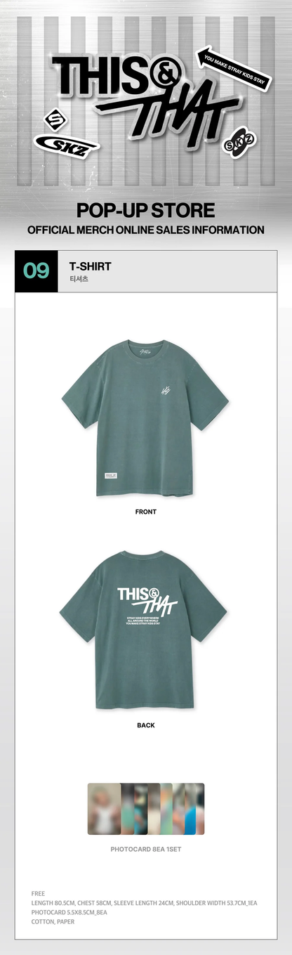 *PRE-ORDER* STRAY KIDS - [THIS & THAT] POP-UP MD T-Shirt