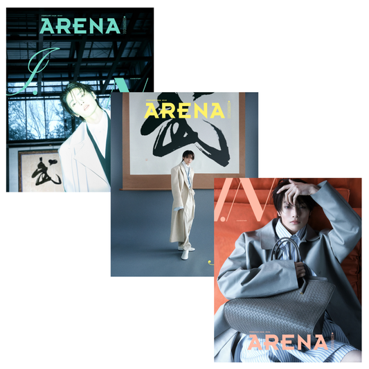 *PRE-ORDER* ARENA KOREA FEBRUARY 2026 ISSUE (Cover: STRAY KIDS I.N.)
