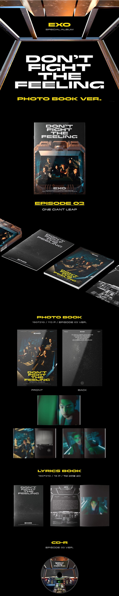 EXO - DON'T FIGHT THE FEELING (Special Album) [Photobook Ver.]