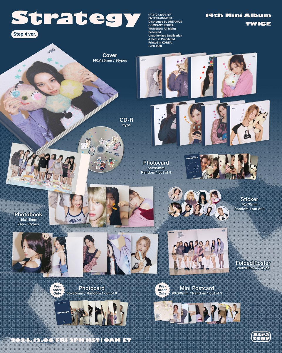 TWICE - STRATEGY (14th Mini Album) [Step 4 Ver.]