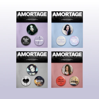 *PRE-ORDER* BLACKPINK JISOO - AMORTAGE Official Pin Badges