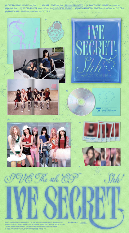 IVE- IVE SECRET (4th Mini Album)