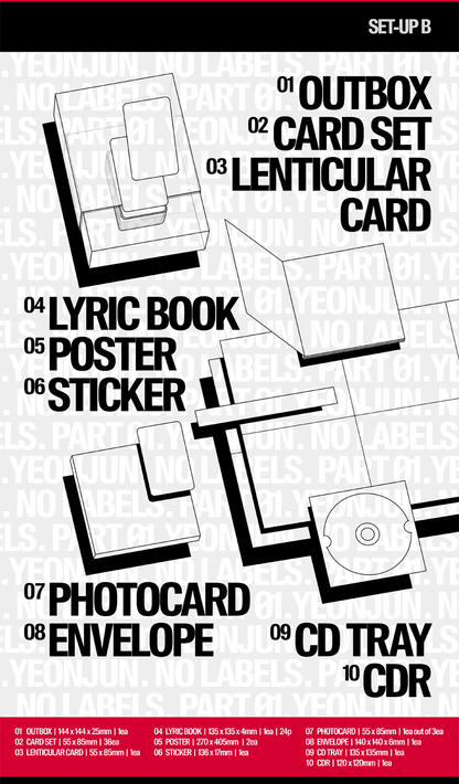 *PRE-ORDER* TXT YEONJUN - NO LABELS: PART 01 (1st Mini Album)