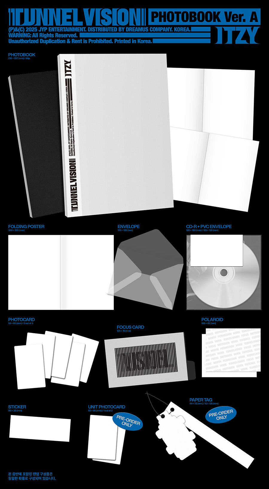 *PRE-ORDER* ITZY - TUNNEL VISION (11th Mini Album) [Photobook Ver.] + POB