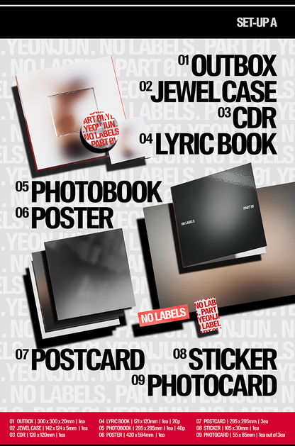 *PRE-ORDER* TXT YEONJUN - NO LABELS: PART 01 (1st Mini Album)