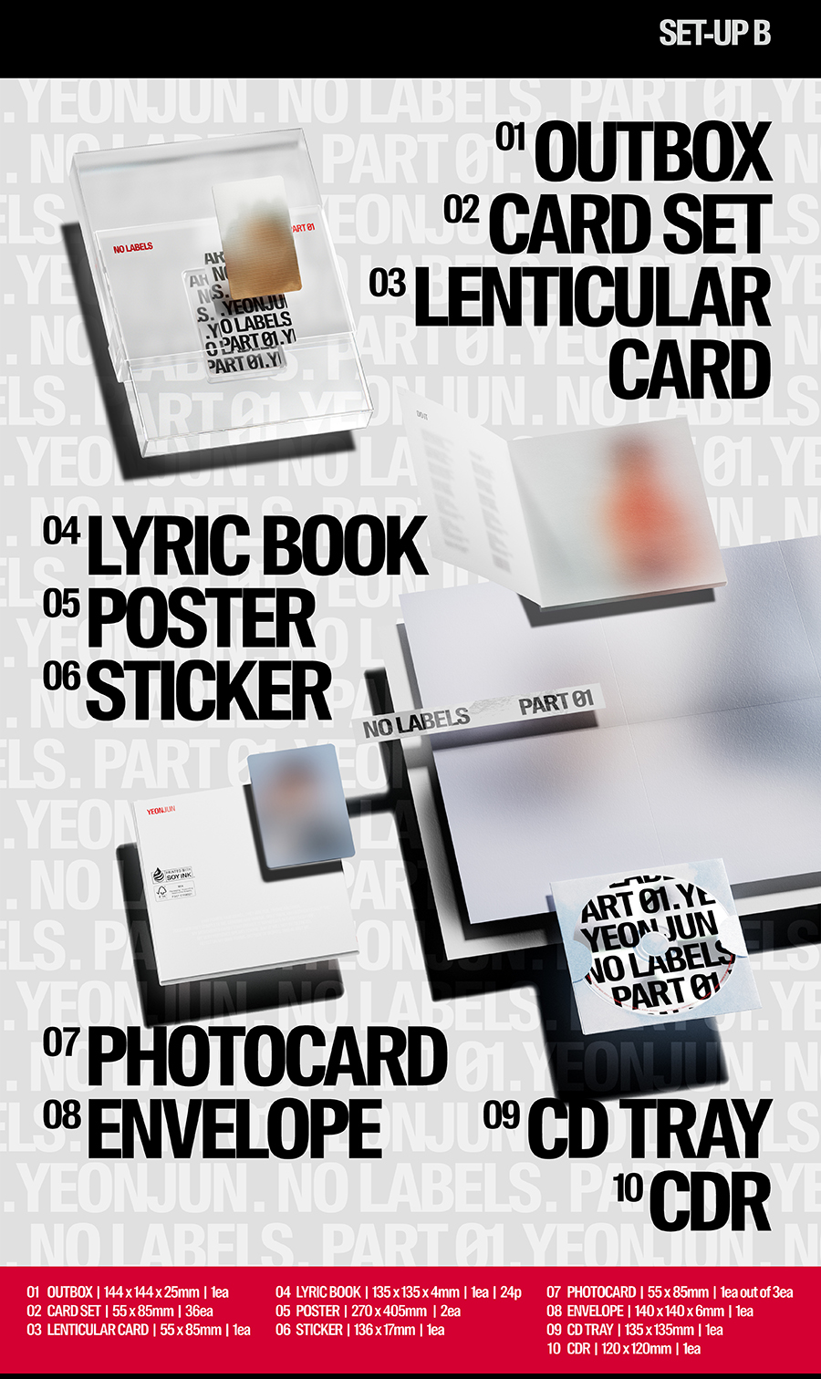 *PRE-ORDER* TXT YEONJUN - NO LABELS: PART 01 (1st Mini Album)