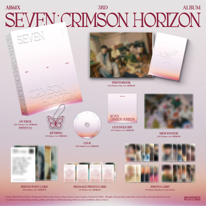 AB6IX - SEVEN : CRIMSON HORIZON (3rd Studio Album) [Photobook Ver.]