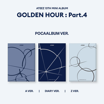 ATEEZ - Golden Hour Pt. 4 (13th Mini Album) [Poca Ver.]