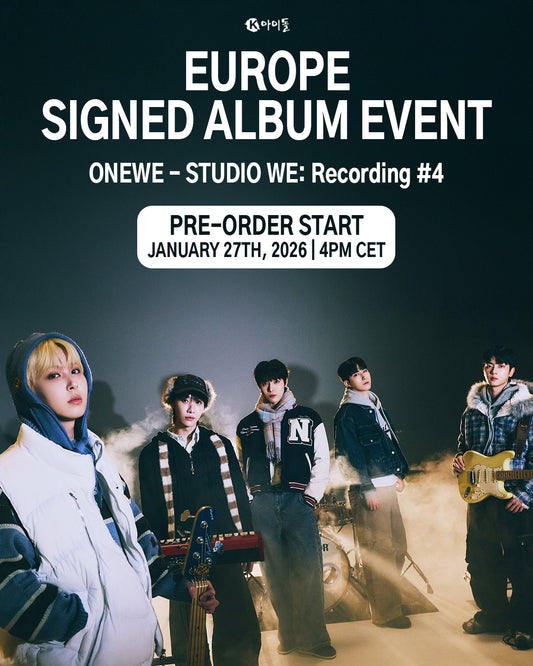 *PRE-ORDER* [EUROPE LUCKY DRAW/SIGNED EVENT] ONEWE - STUDIO WE : Recording #4 (4th Demo Album)