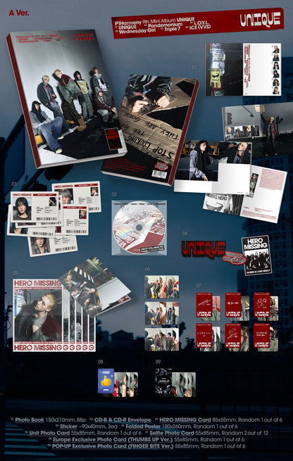 P1HARMONY - Unique (Photobook Ver.) [Europe Pop-Up Exclusive]