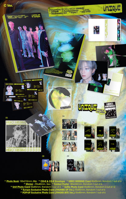 P1HARMONY - Unique (Photobook Ver.) [Europe Pop-Up Exclusive]