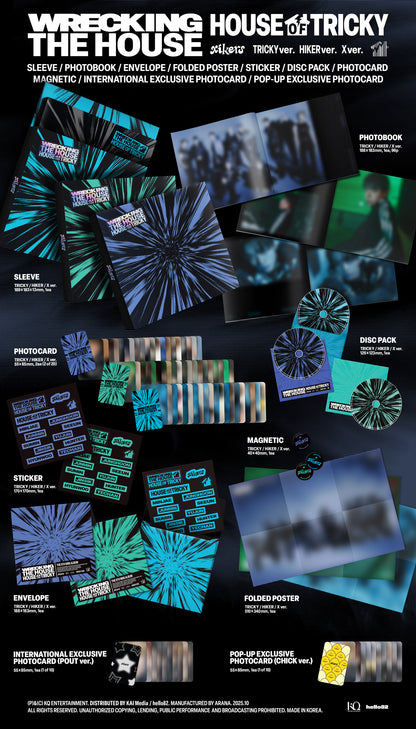 *PRE-ORDER* xikers - HOUSE OF TRICKY : WRECKING THE HOUSE - hello82 POP-UP Exclusive