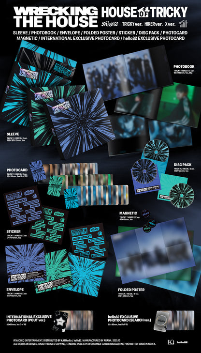 *PRE-ORDER* [SIGNED] xikers - HOUSE OF TRICKY : WRECKING THE HOUSE - hello82 Exclusive