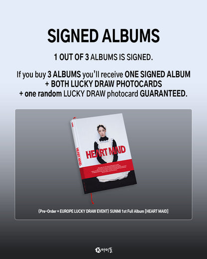 [LUCKY DRAW] SUNMI - Heart Maid (1st Full Album)
