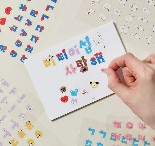 BT21 - Souvenir Edition Hangeul Sticker