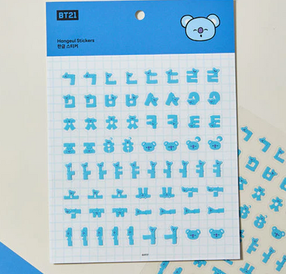 BT21 - Souvenir Edition Hangeul Sticker