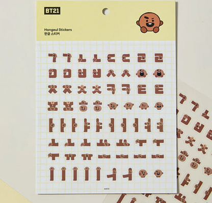 BT21 - Souvenir Edition Hangeul Sticker