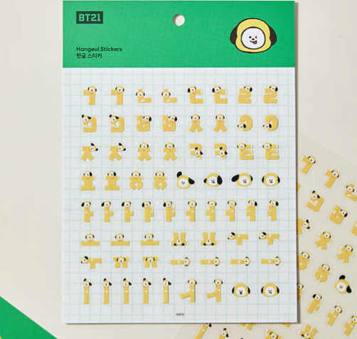 BT21 - Souvenir Edition Hangeul Sticker
