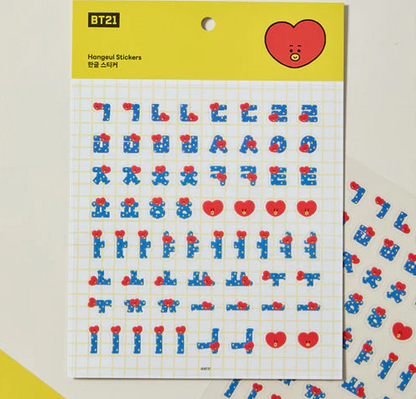 BT21 - Souvenir Edition Hangeul Sticker