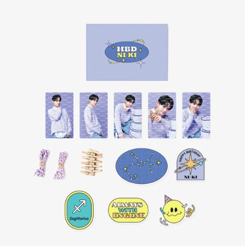 ENHYPEN - HBD Ni-Ki Birthday Official Merch: DIY Photocard Garland
