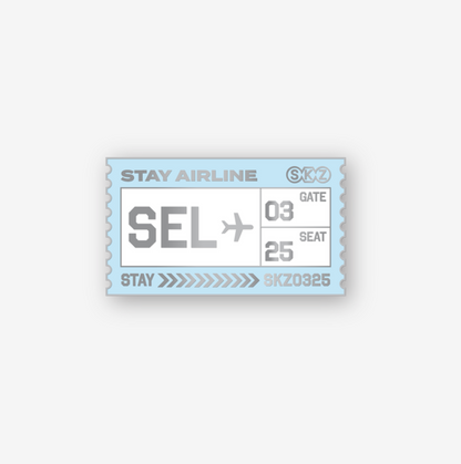 *PRE-ORDER* STRAY KIDS - [SKZOO Everywhere All Around The World MD] Metal Badge Seoul Ver.