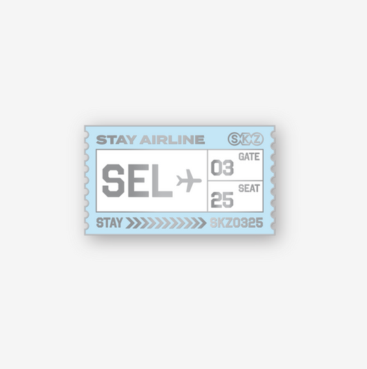 *PRE-ORDER* STRAY KIDS - [SKZOO Everywhere All Around The World MD] Metal Badge Seoul Ver.