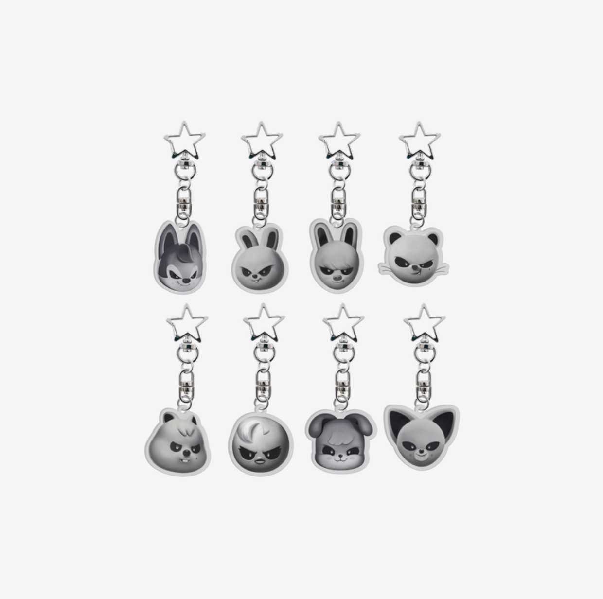 *PRE-ORDER* STRAY KIDS - [SKZOO Everywhere All Around The World MD] EVIL SKZOO Acrylic Keyring
