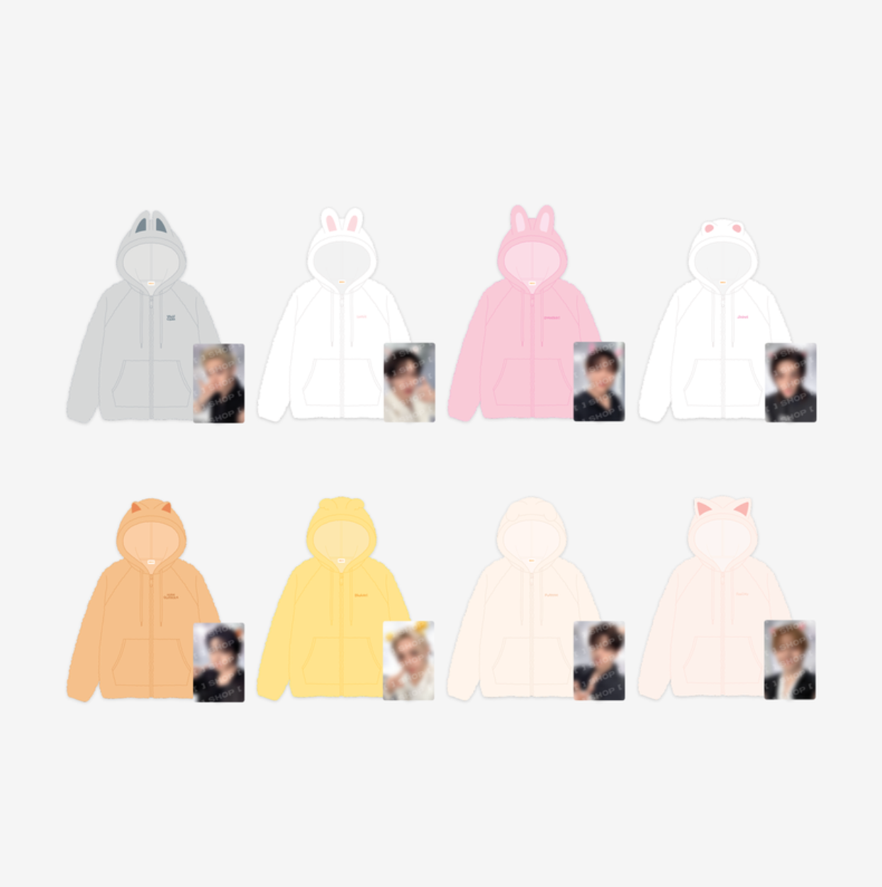 *PRE-ORDER* STRAY KIDS - [Run It MD] SKZOO Fleece Zip-Up Hoodie