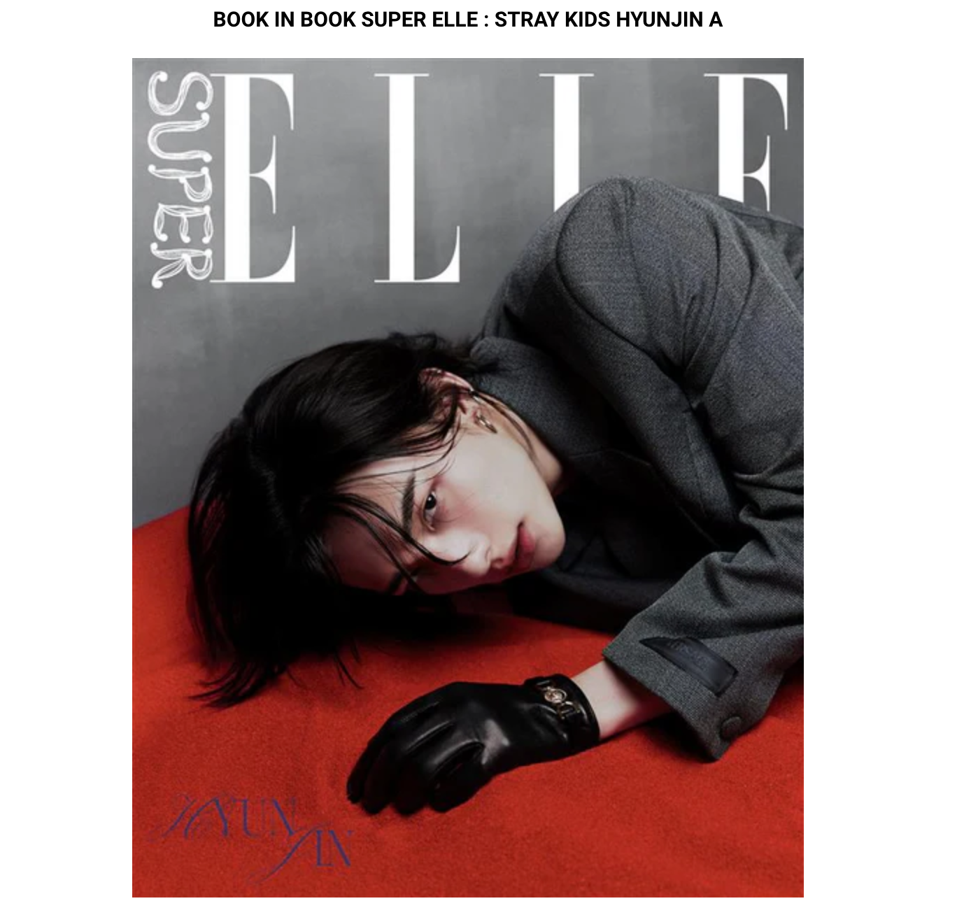 ELLE KOREA MAGAZINE 2024.12 (COVER: BLACKPINK JISOO FEAT. SKZ HYUNJIN)