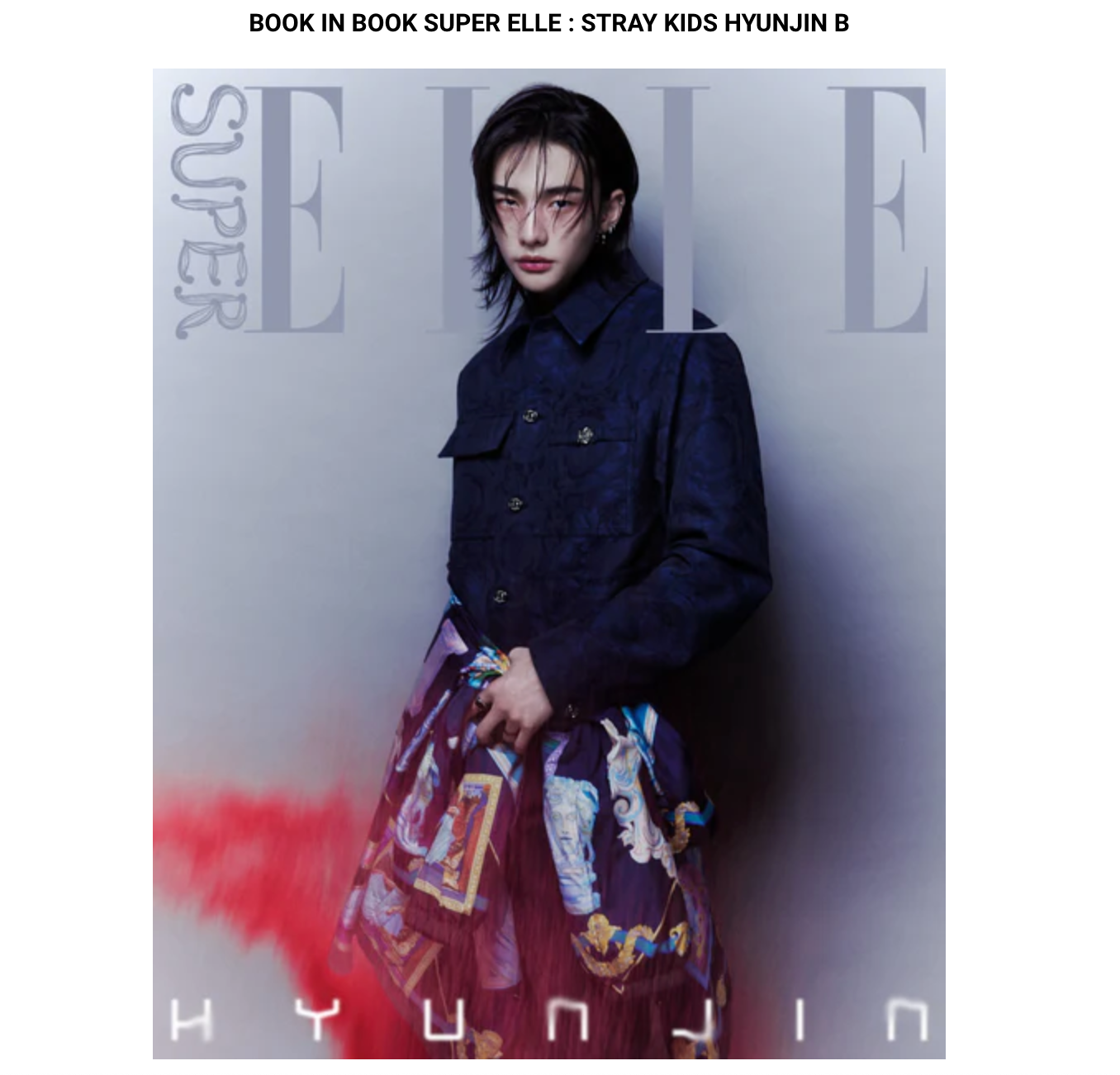 ELLE KOREA MAGAZINE 2024.12 (COVER: BLACKPINK JISOO FEAT. SKZ HYUNJIN)