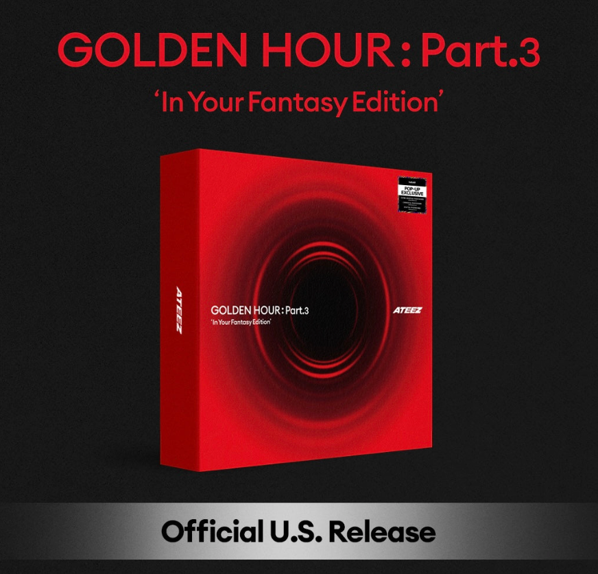 ATEEZ - Golden Hour : Pt.3 (In Your Fantasy Edition) [hello82 US Pop-Up Exclusive]