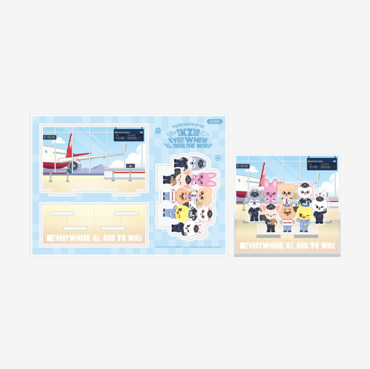 *PRE-ORDER* STRAY KIDS - [SKZOO Everywhere All Around The World MD] Acrylic Stand Seoul Ver.