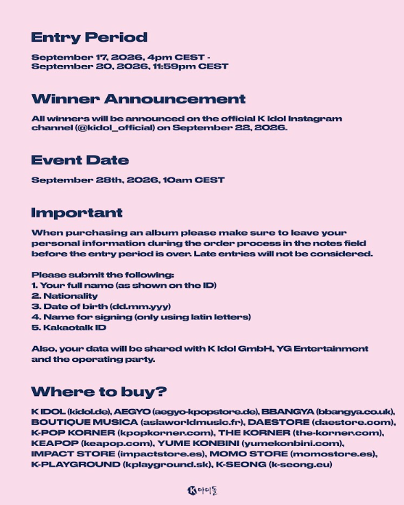 *PRE-ORDER* [1:1 VIDEO CALL EVENT/LUCKY DRAW/SIGNED] BABYMONSTER - CHOOM (3rd Mini Album)