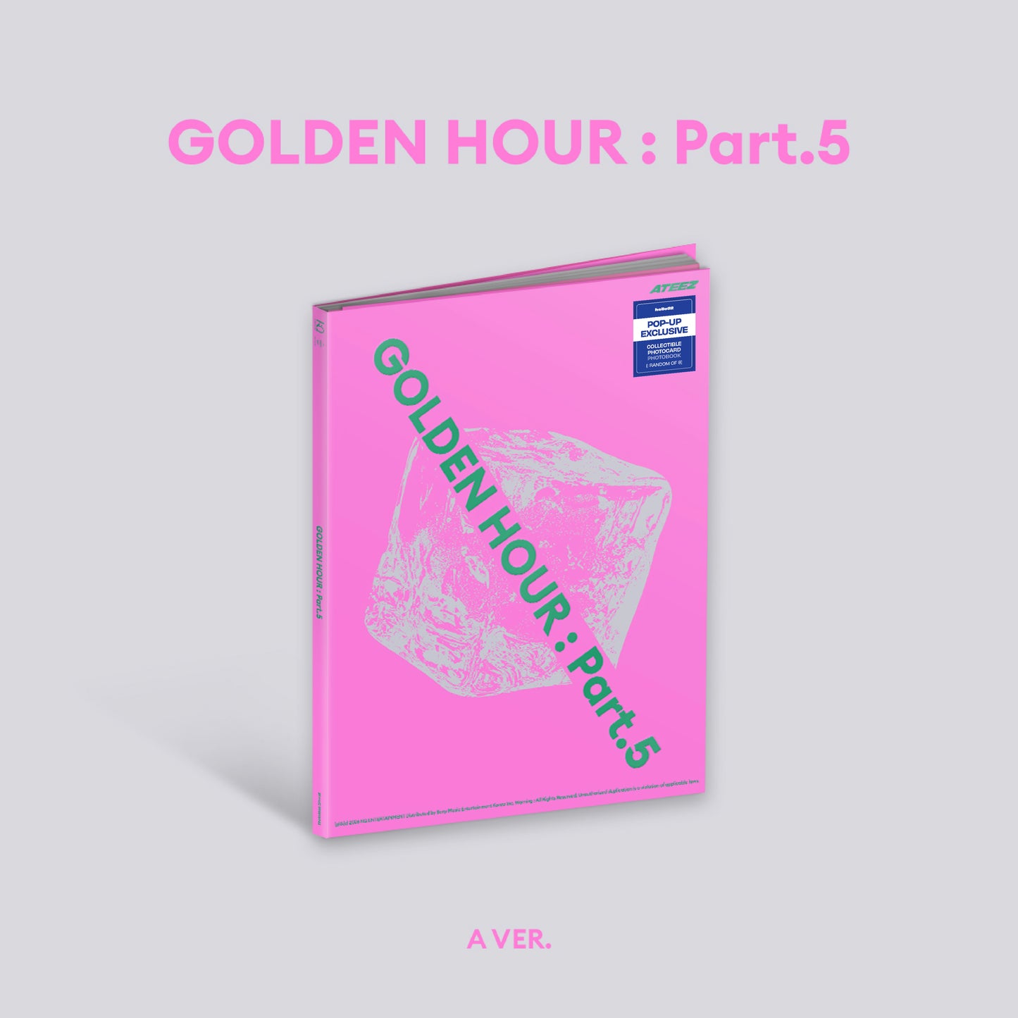 *PRE-ORDER* ATEEZ - Golden Hour Pt. 5 (Photobook Ver.) [Europe Pop-Up Exclusive]