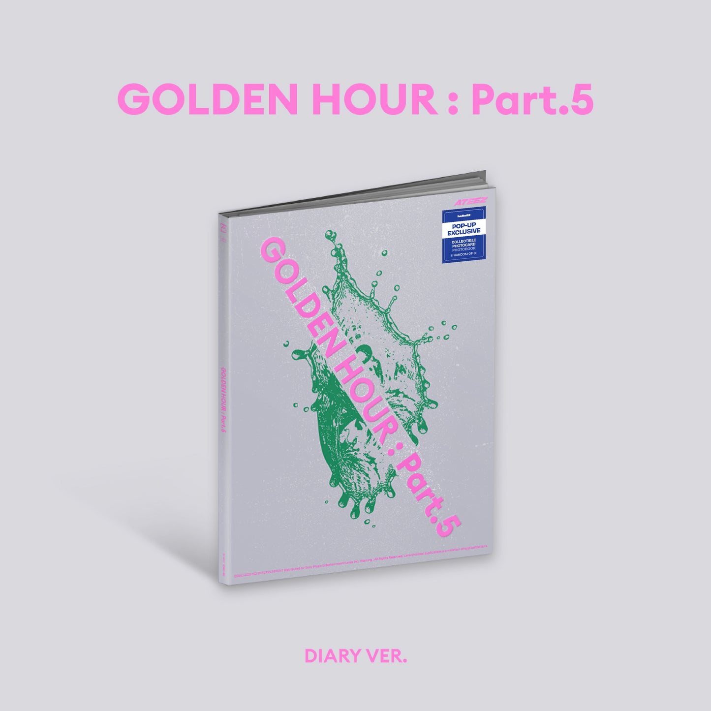 *PRE-ORDER* ATEEZ - Golden Hour Pt. 5 (Photobook Ver.) [Europe Pop-Up Exclusive]