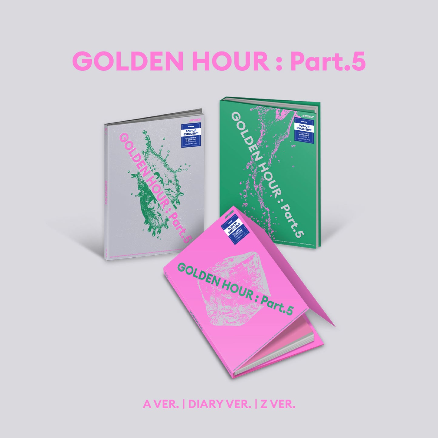 *PRE-ORDER* ATEEZ - Golden Hour Pt. 5 (Photobook Ver.) [Europe Pop-Up Exclusive]