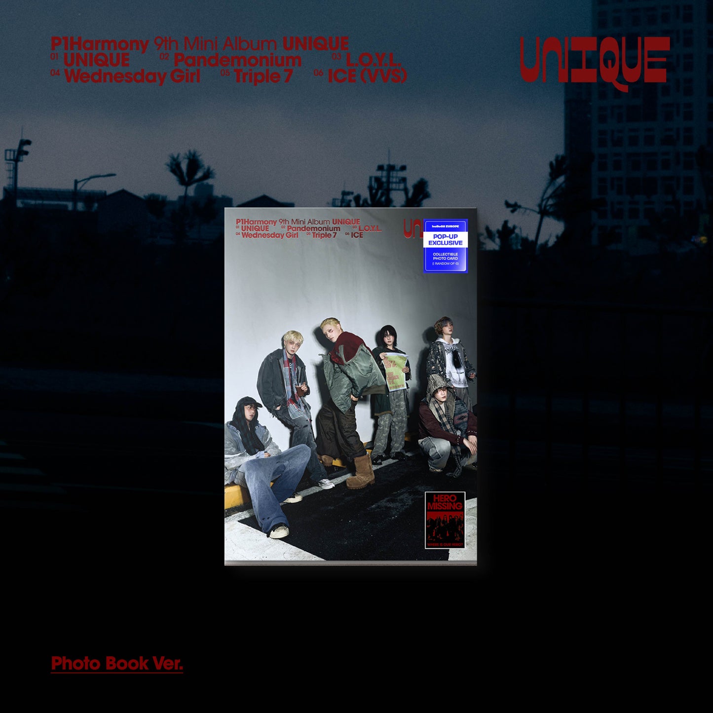 P1HARMONY - Unique (Photobook Ver.) [Europe Pop-Up Exclusive]