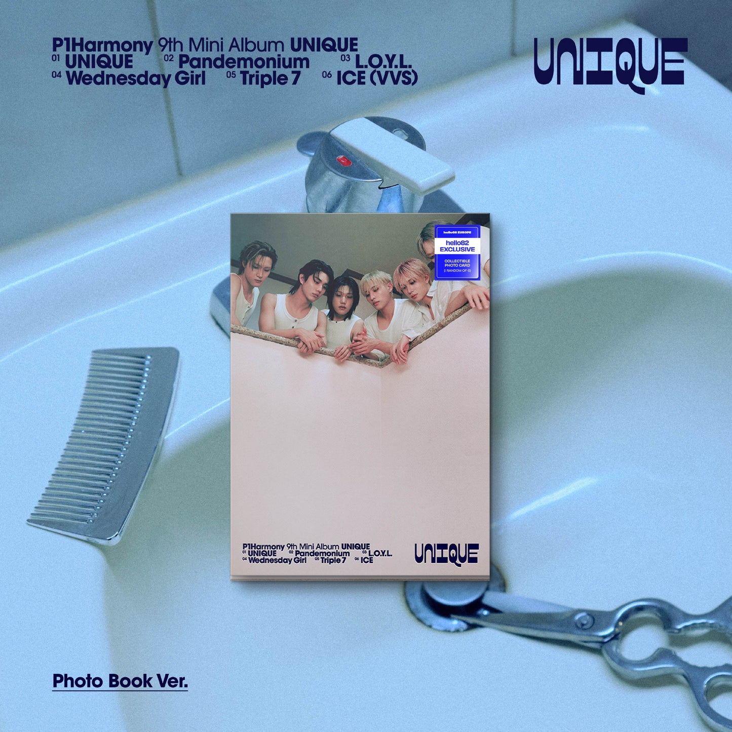 P1HARMONY - Unique (Photobook Ver.) [Europe Pop-Up Exclusive]