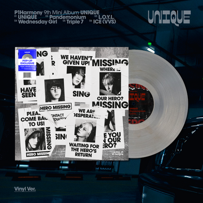 *PRE-ORDER* P1HARMONY - Unique (Vinyl Ver.) [Europe Pop-Up Exclusive]