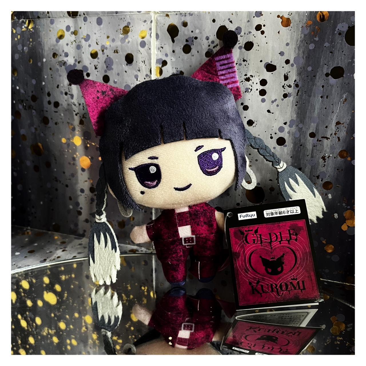 SANRIO (G)I-DLE x KUROMI 16cm Plush Doll