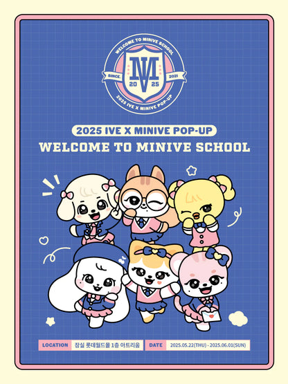 IVE - [Welcome to Minive School Pop-Up MD]  MINIVE 10cm Plush Keyring