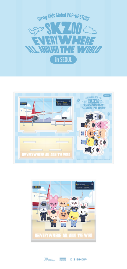 *PRE-ORDER* STRAY KIDS - [SKZOO Everywhere All Around The World MD] Acrylic Stand Seoul Ver.