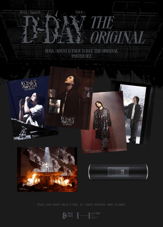 AGUST D (BTS SUGA) - D-DAY  Poster Set