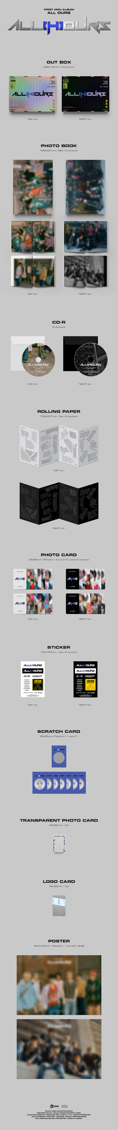 ALL(H)OURS - All [H]ours (1st Mini Album)