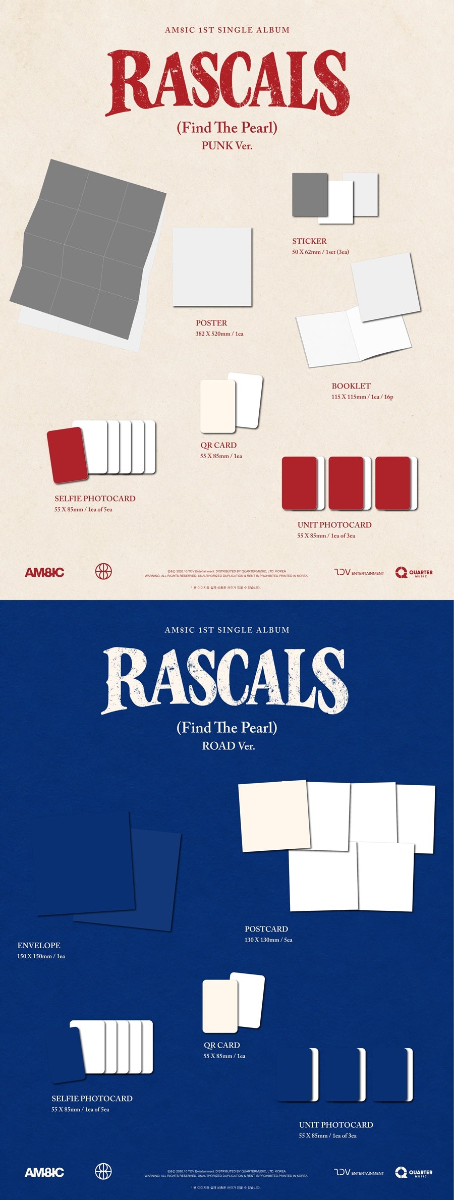 *PRE-ORDER* AM8IC - RASCALS (Find The Pearl)