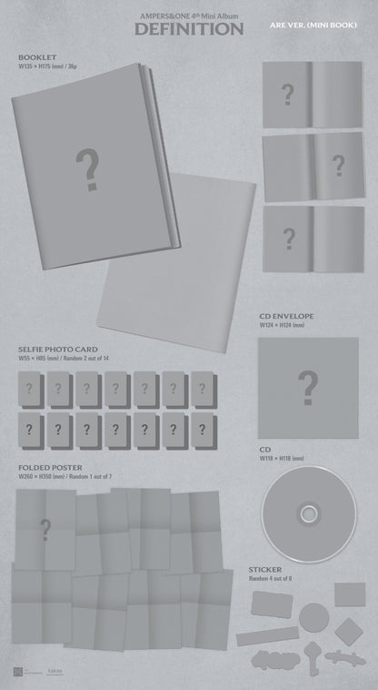AMPERS&ONE - Definition (4th Mini Album) [Are Ver.]